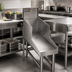 Thumbnail image #2 for Spec-Bar Recessed Stainless Steel Workboard with Perforated Insert and Drain, 18 Inch W x 29 Inch D