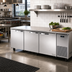Thumbnail image #2 for True SPEC SERIES 3-Section Deep Undercounter Solid Door Refrigerator, Stainless Steel, Side-Mounted Self-Contained