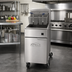 Thumbnail image #2 for Imperial IFS-50-E Electric Floor Model Restaurant Fryer, 50 lb. Oil Capacity, Immersed Elements