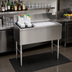 Thumbnail image #2 for Advance Tabco Prestige 36-Inch Stainless Steel Underbar Ice Chest with 10-Circuit Cold Plate and Bottle Storage Rack