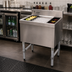 Thumbnail image #2 for Advance Tabco Underbar Basics™ 24-Inch Wide Cocktail Ice Bin, 16-Inch Deep, 100-Lb. Capacity