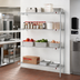 Thumbnail image #2 for Eagle Group 4-Tier Add-On Wire Shelving Unit with QuadTruss, 60 x 24 x 74 Inches, Chrome-Plated
