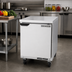 Thumbnail image #2 for Beverage-Air WTR24AHC-FLT 24-Inch One-Section Worktop Refrigerator with Solid Door and Flat Top