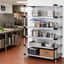 Thumbnail image #2 for Quantum Solid Shelving Starter Kit with 5 Solid Shelves, 60 x 18 x 86 Inches