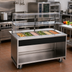 Thumbnail image #2 for Atlas Metal BLC-6 Mobile Iced Cold Food Serving Counter, 6-Pan Size