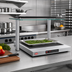 Thumbnail image #2 for Hatco Freestanding Modular Heated Glass Warming Shelf for 1 Full-Size Pan, 120V