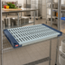 Thumbnail image #2 for MetroMax 4 42 Inch x 24 Inch Blue Polymer Shelf with Open Grid Mats and Microban Protection