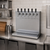 Thumbnail image #2 for Glastender Wall-Mount Glycol-Cooled Draft Dispensing Tower with 6 Stainless Steel Faucets