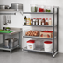 Thumbnail image #2 for Cambro Camshelving Elements XTRA 24-Inch Deep x 60-Inch Wide x 72-Inch High 4-Tier Stationary Add-On Shelving Unit