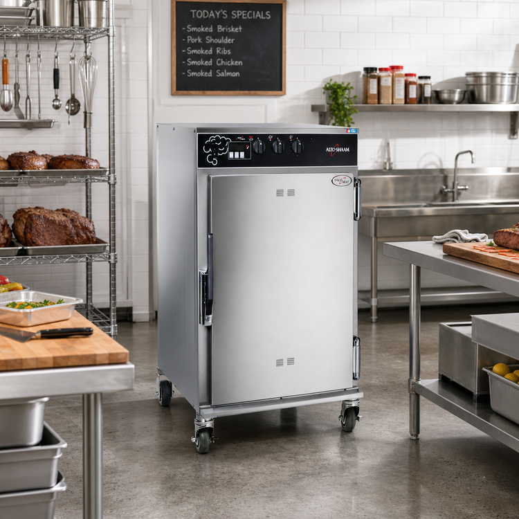 Product image #2 for Alto-Shaam Halo Heat Low-Temperature Electric Cabinet Smoker Oven, Single-Deck, Standard Depth, 120 lb Capacity