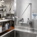 Thumbnail image #2 for T&S Brass B-0660-BSTP Wall-Mounted Service Sink Faucet with Adjustable 8-Inch Centers and 9-Inch Bucket/Pail Hook Spout