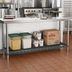 Thumbnail image #2 for Super Erecta 60-Inch x 21-Inch Dunnage Shelf with Lift-Off Wire Deck and Microban Protection
