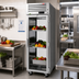 Thumbnail image #2 for Turbo Air PRO Series One-Section Pass-Thru Reach-In Refrigerator with Glass Doors, Top-Mounted Self-Contained, 29 Cu. Ft.