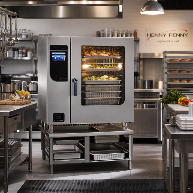 Product image #2 for Henny Penny FlexFusion Platinum Electric Boilerless Combi-Steamer Oven with Chef's Touch Controls