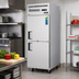 Thumbnail image #2 for Everest Refrigeration 29-1/4-Inch One-Section Reach-In Refrigerator with 2 Half Hinged Locking Doors, 23 Cu. Ft., Stainless Steel