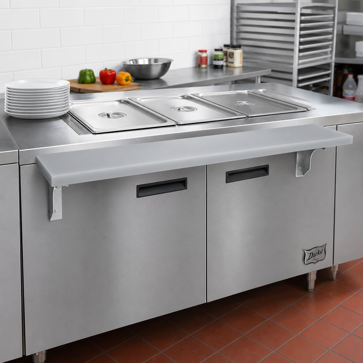 Product image #2 for Duke 10-Inch Wide Stainless Steel Carving Board for 32-Inch Steam Table Units