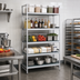 Thumbnail image #2 for Fermostock 5-Tier Starter Polymer Shelving Unit with Removable Inserts, 83-Inch H x 26-Inch W x 18-Inch D