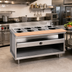 Thumbnail image #2 for La Rosa 60-Inch Natural Gas Wet-Only Hot Food Table, 4 Pan Openings, 28-Inch Deep
