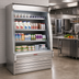 Thumbnail image #2 for Howard-McCray 35E Series Sloped Dairy Open Merchandiser, 63-Inch Wide, Self-Contained, LED Lighting, Stainless Steel
