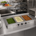 Thumbnail image #2 for Narrow Drop-In Electric Hot Food Well, 3 Full-Size Pans, Wet/Dry, No Drain