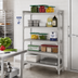 Thumbnail image #3 for Cambro Camshelving Premium 5-Tier Vented Add-On Polymer Shelving Unit, 24