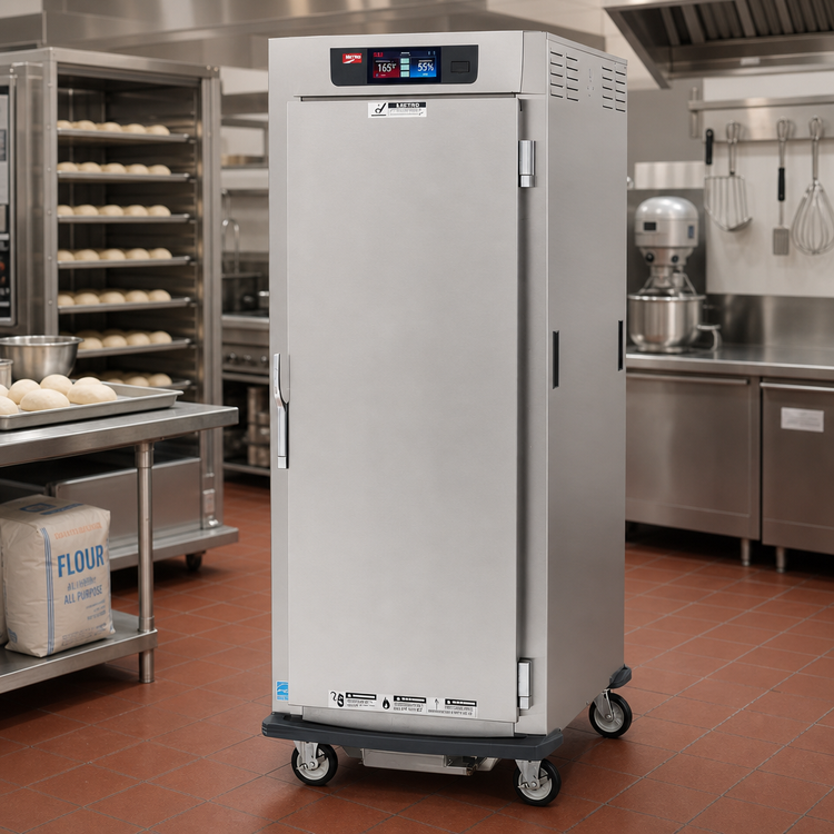 Product image #2 for Metro C5 9 Series Mobile Full Height Controlled Humidity Heated Holding and Proofing Cabinet with Universal Wire Slides and Insulated Solid Door
