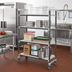Thumbnail image #2 for Cambro Camshelving Elements XTRA High Density Mobile Starter Unit, 24 x 60 x 78-1/4 Inch, 4-Shelf Solid Shelving