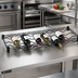 Thumbnail image #2 for Eagle Group Cradle Wire Wine Shelf, 36 x 14 Inch, Black Epoxy, 9-Bottle Capacity
