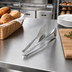 Thumbnail image #2 for Vollrath 9-1/4 Inch Bread Tongs, One-Piece 18/10 Stainless Steel