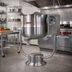 Thumbnail image #2 for Crown DPT-30 30 Gallon Direct Steam Tilting Kettle with Pedestal Base