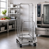 Thumbnail image #2 for RATIONAL Mobile Oven Rack With Integrated Transport Cart, 20-Pan Capacity for SCC 202/CMP 202 Series