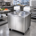 Thumbnail image #2 for Dinex Mobile Self-Contained Stainless Steel Hand Washing Station, 120V