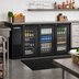 Thumbnail image #2 for True 72-1/8-Inch Two-Section Glass Door Back Bar Cooler