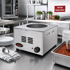 Thumbnail image #2 for Eagle Group RedHots 11QCW-120 11-Quart Countertop Electric Food Warmer, Wet or Dry, Thermostatic, Stainless Steel