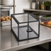 Thumbnail image #2 for American Metalcraft Black Twilight Half-Size Modular Display Case with Clear Acrylic Drawers