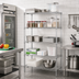 Thumbnail image #2 for Metro Super Erecta 5-Shelf Stationary Starter Wire Shelving Unit, 42 x 21 x 74 Inches, Chrome Plated