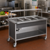 Thumbnail image #2 for Atlas Metal CAH-2 Two Pan Electric Mobile Hot Food Serving Counter