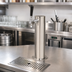 Thumbnail image #2 for Micro Matic Countertop Single 3-Inch Column Glycol-Cooled Draft Beer Tower, 1 Faucet, Polished Stainless Steel