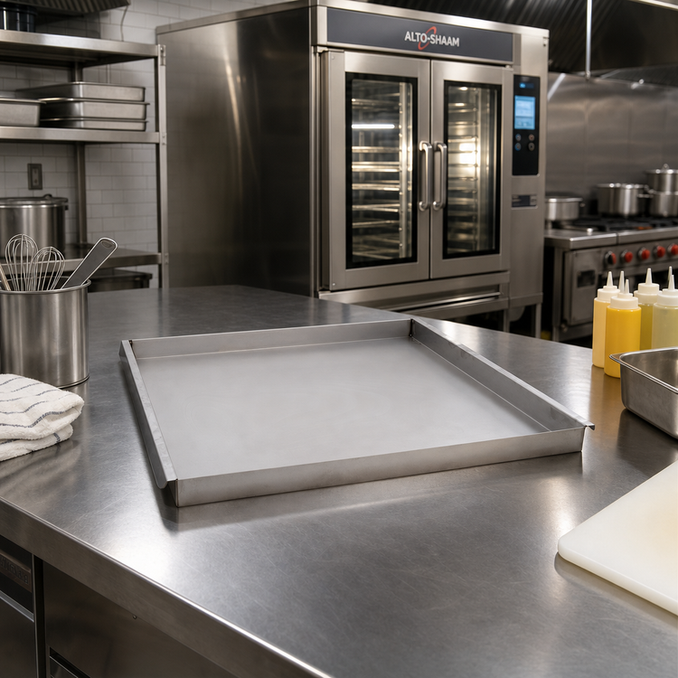 Product image #2 for Alto-Shaam Stainless Steel Drip Pan, 1-5/8-Inch, Without Drain