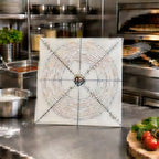 Thumbnail image #2 for American Metalcraft MPNS Pizza Cutting Mat, Non-Slip, Square, 22 x 22 x 1/8 Inch Case of 72