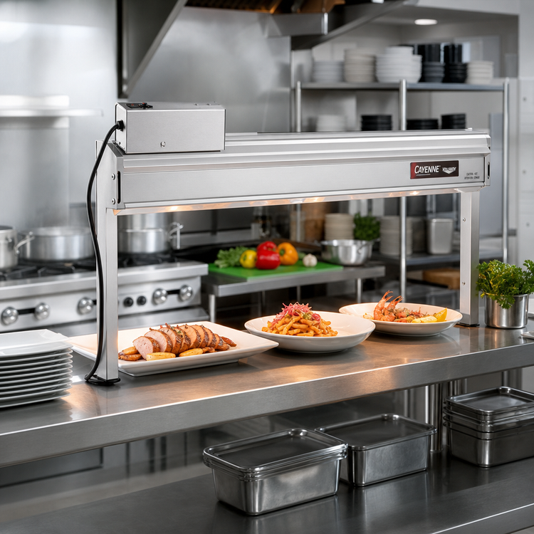 Product image #2 for Vollrath Cayenne® 18-Inch Single Strip Heat Lamp with Sheathed Cal-Rod Element