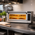 Thumbnail image #2 for PizzaMaster PM 401ED-2DW Countertop Electric Stone Hearth Pizza Oven