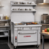 Thumbnail image #2 for Southbend Platinum 36-Inch Heavy Duty Gas Range with 24-Inch Griddle, 12-Inch Charbroiler and Convection Oven