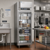Thumbnail image #3 for Victory UltraSpec Pass-Thru Glass Door Freezer, 1 Section, 23.7 Cu. Ft., Self-Contained, 115V
