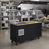 Thumbnail image #2 for Vollrath 2-Series Affordable Portable Mobile Refrigerated Cafeteria Serving Station, 4-Pan, with Breath Guard