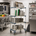 Thumbnail image #3 for MetroMax 4 36-Inch Wide 4-Tier Mobile Drying Rack Unit for Trays, Cutting Boards, Sheet Pans and Steam Pans