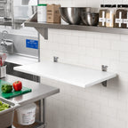 Thumbnail image #2 for Eagle Group Richlite DSR-1224 Wall-Mounted Drop Shelf, 24 x 12 in, 80 lb Capacity