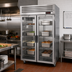 Thumbnail image #2 for Turbo Air PRO Series Two-Section Reach-In Glass Door Heated Holding Cabinet, 47.7 Cu. Ft.