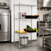 Thumbnail image #2 for Chrome Stationary 4-Shelf Wire Shelving Unit, 36 x 18 x 72 Inches