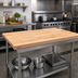Thumbnail image #2 for John Boos SCT07-O Edge Grain Northern Hard Rock Maple Work Table Top, 60 x 25 x 1-1/2 Inches